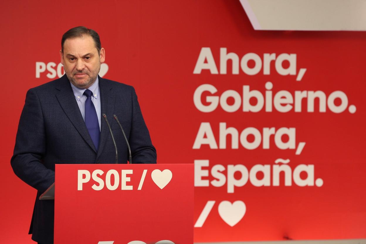 El secretario de Organización del PSOE, José Luis Ábalos. :: J. Lizón / EFe