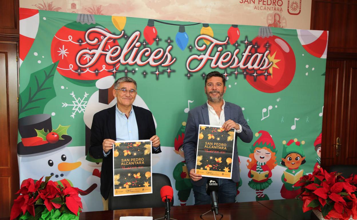 Javier García y Rubén Sánchez, en la presentación.