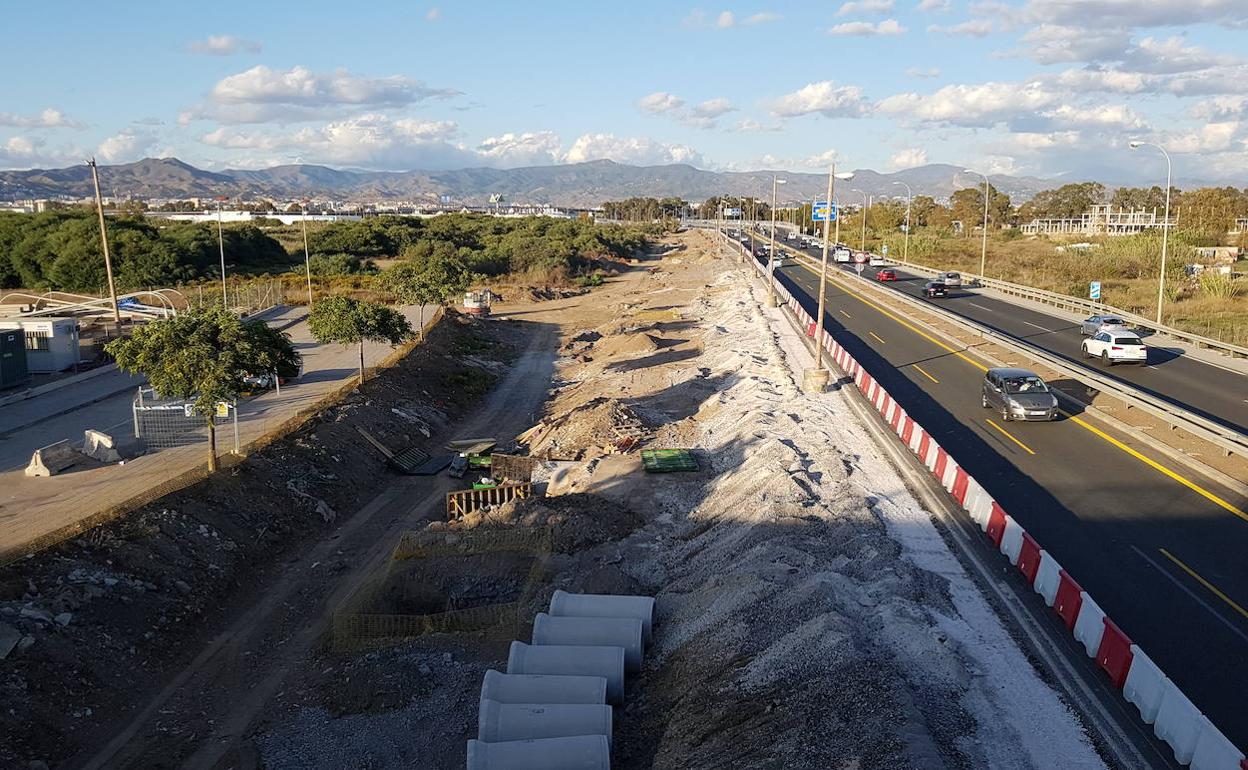 El corte se realizará para demoler la estructura del vial que pasa sobre la autovía.