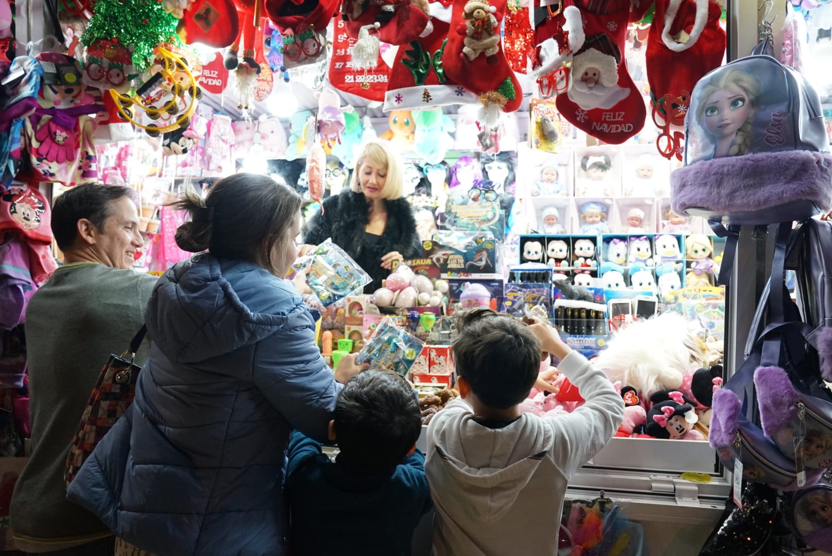 Durante los 40 días que duren los fastos navideños, la calle Larios se transformará en un bosque lleno de hojas y soles