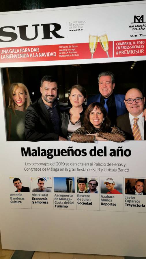 Los invitados a los XX Premios Malagueños del Año de SUR, en imágenes