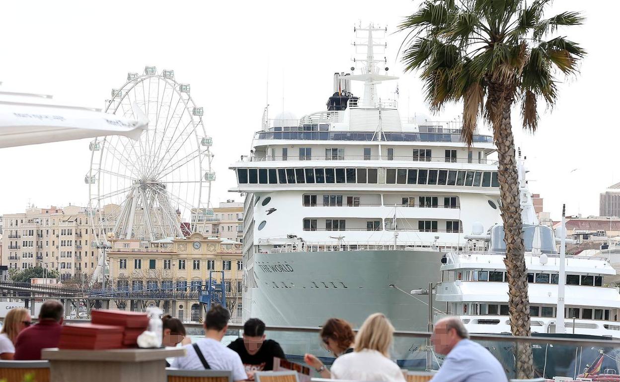 Imagen de archivo del puerto de Málaga. 