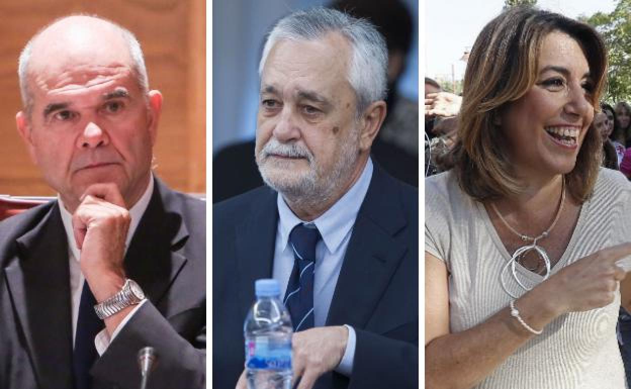 El letrado del Parlamento informa en contra de la reprobación de Chaves, Griñán y Susana Díaz