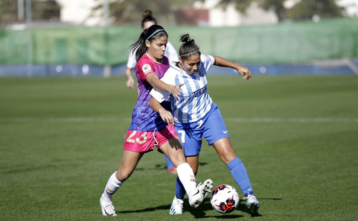 Uno de los momentos del partido.
