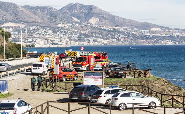 Operativo desplegado en Mijas Costa. 