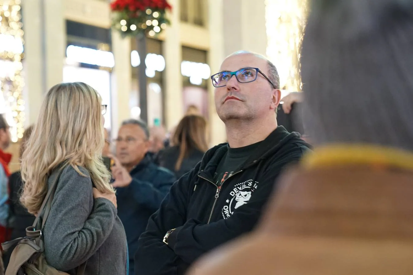 Miles de personas han asistido ya al espectáculo de luces del Centro de Málaga