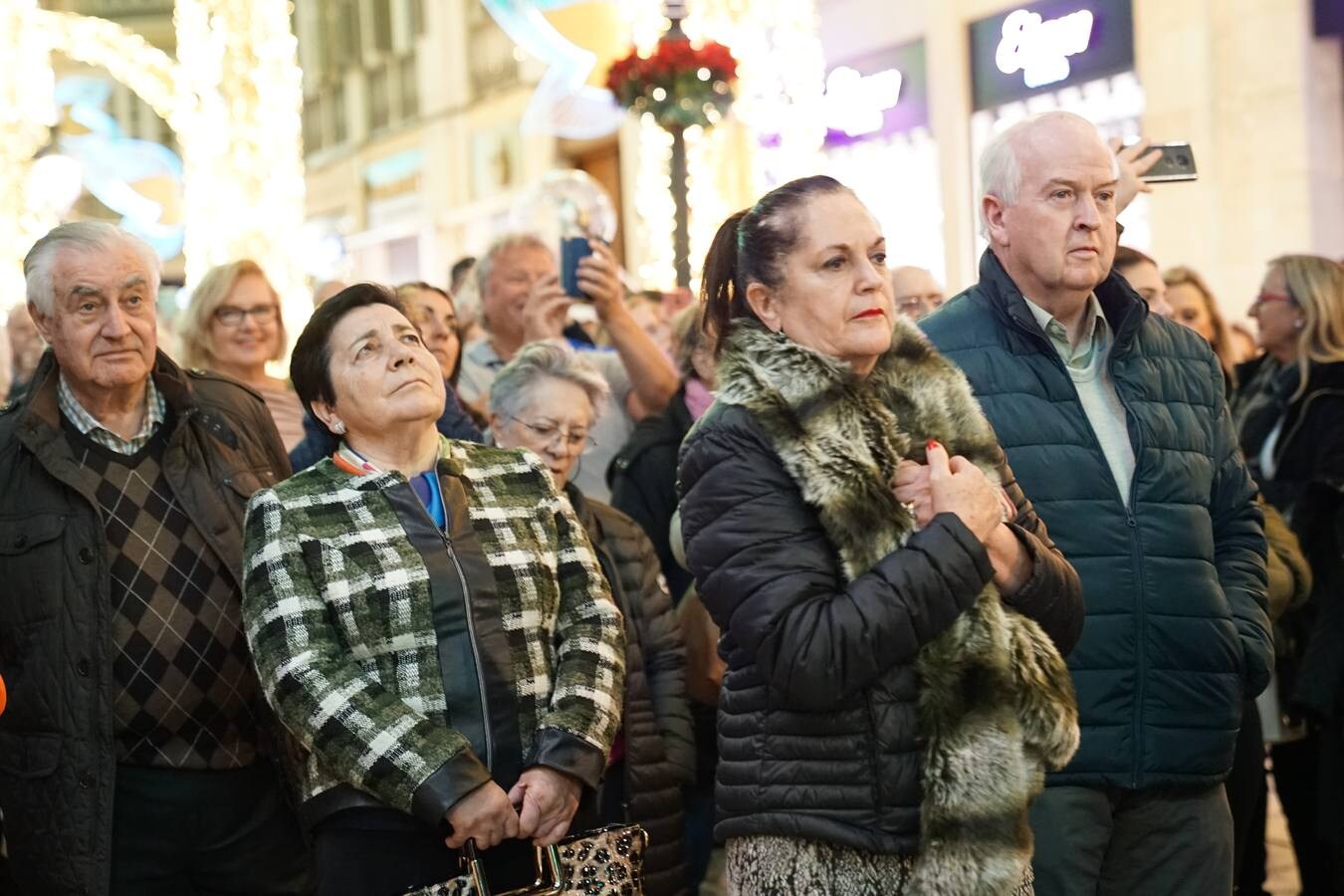 Miles de personas han asistido ya al espectáculo de luces del Centro de Málaga