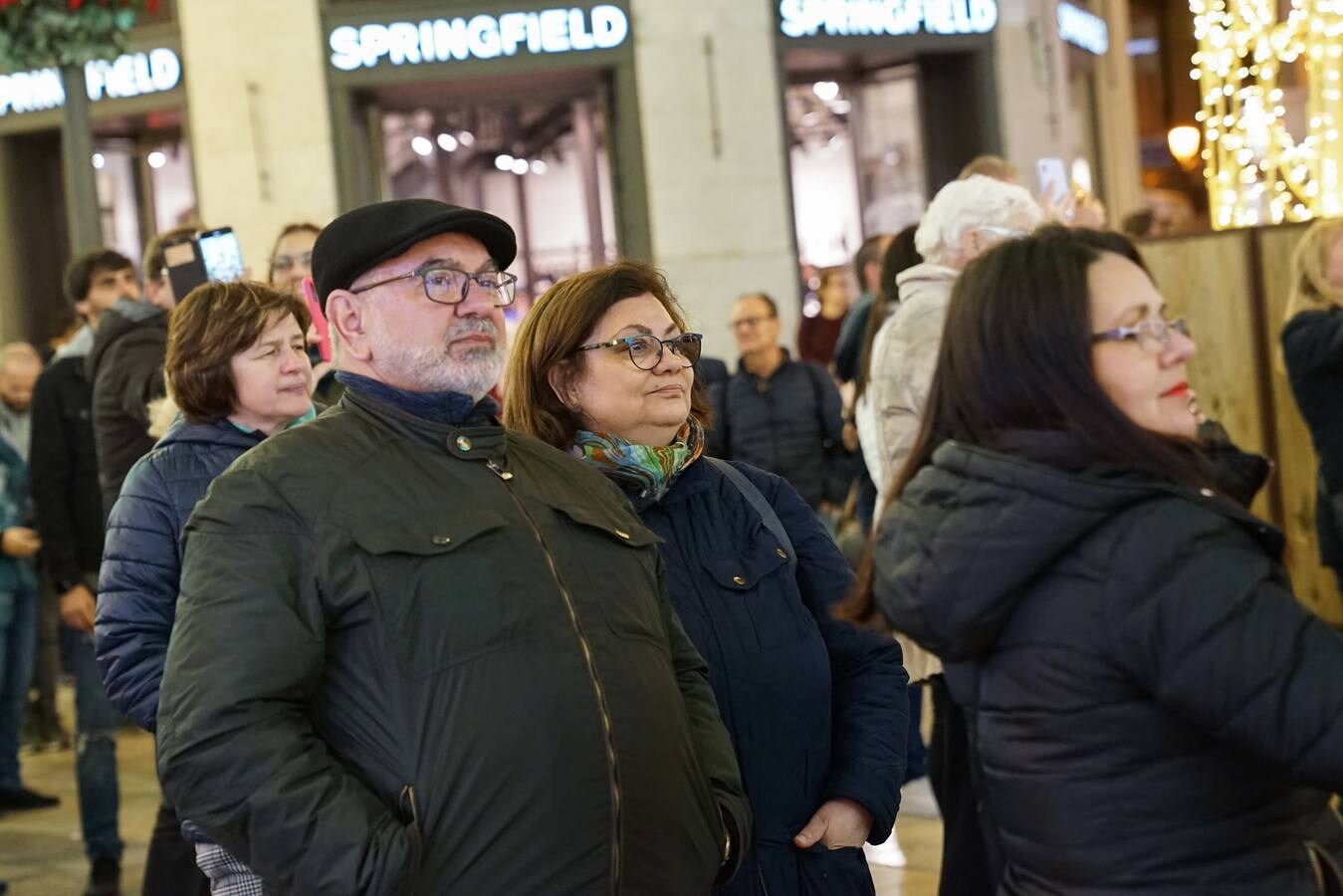 Miles de personas han asistido ya al espectáculo de luces del Centro de Málaga