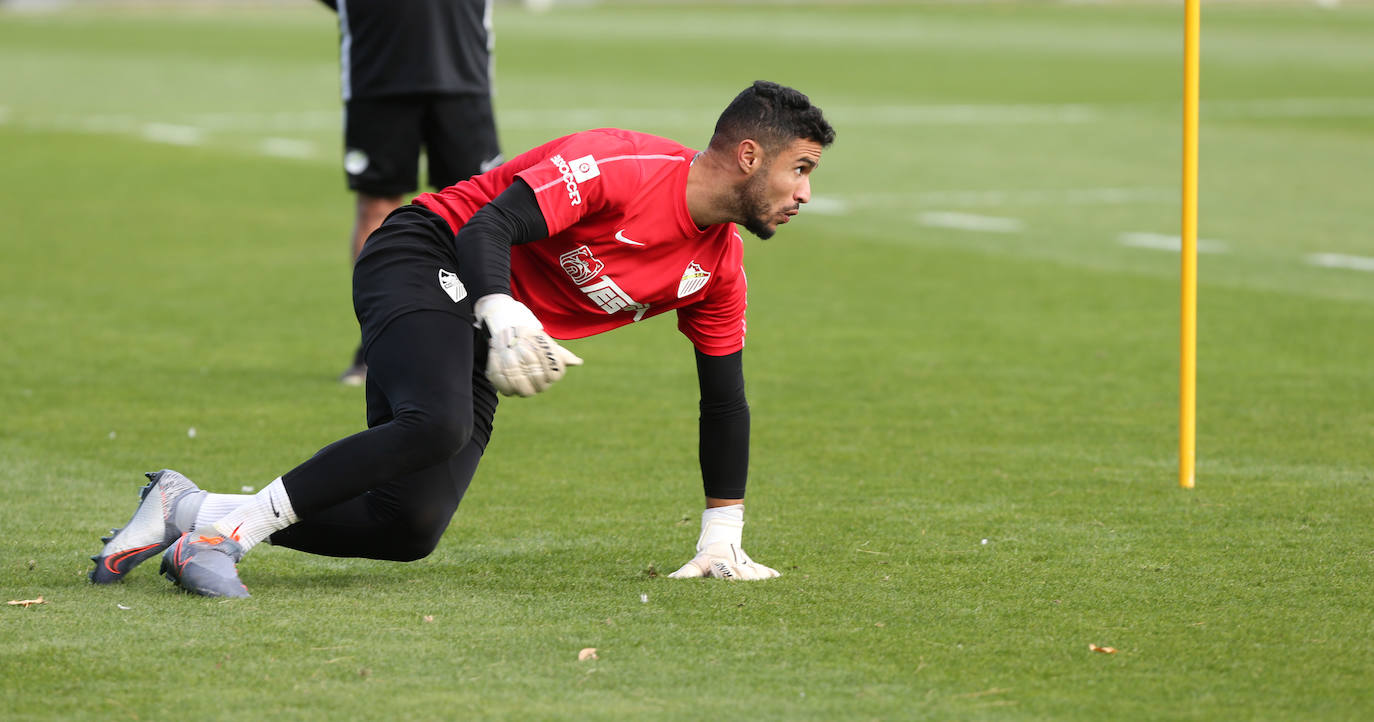 Fotos: El entrenamiento del Málaga este jueves 12 de diciembre, en imágenes