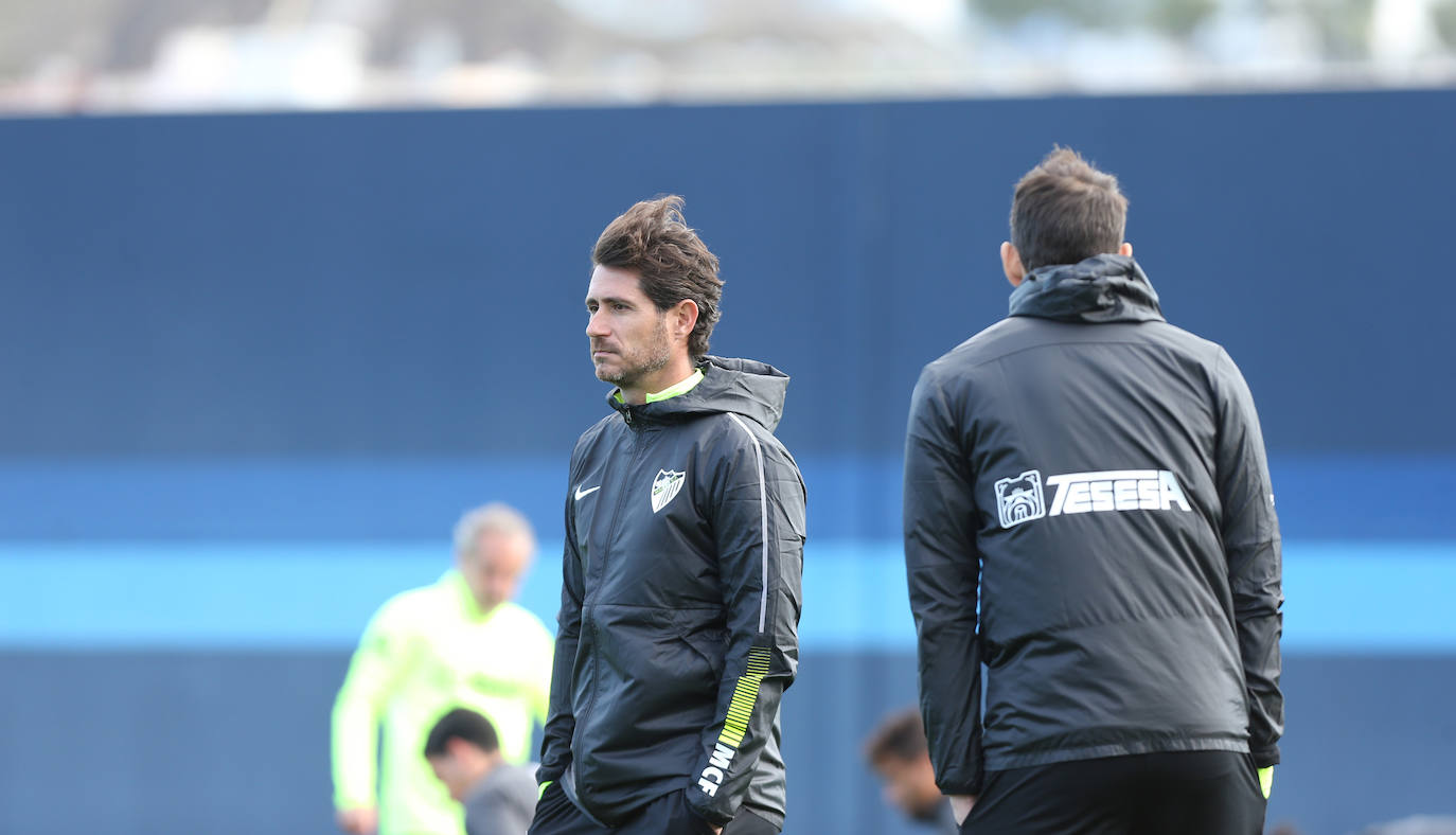 Fotos: El entrenamiento del Málaga este jueves 12 de diciembre, en imágenes