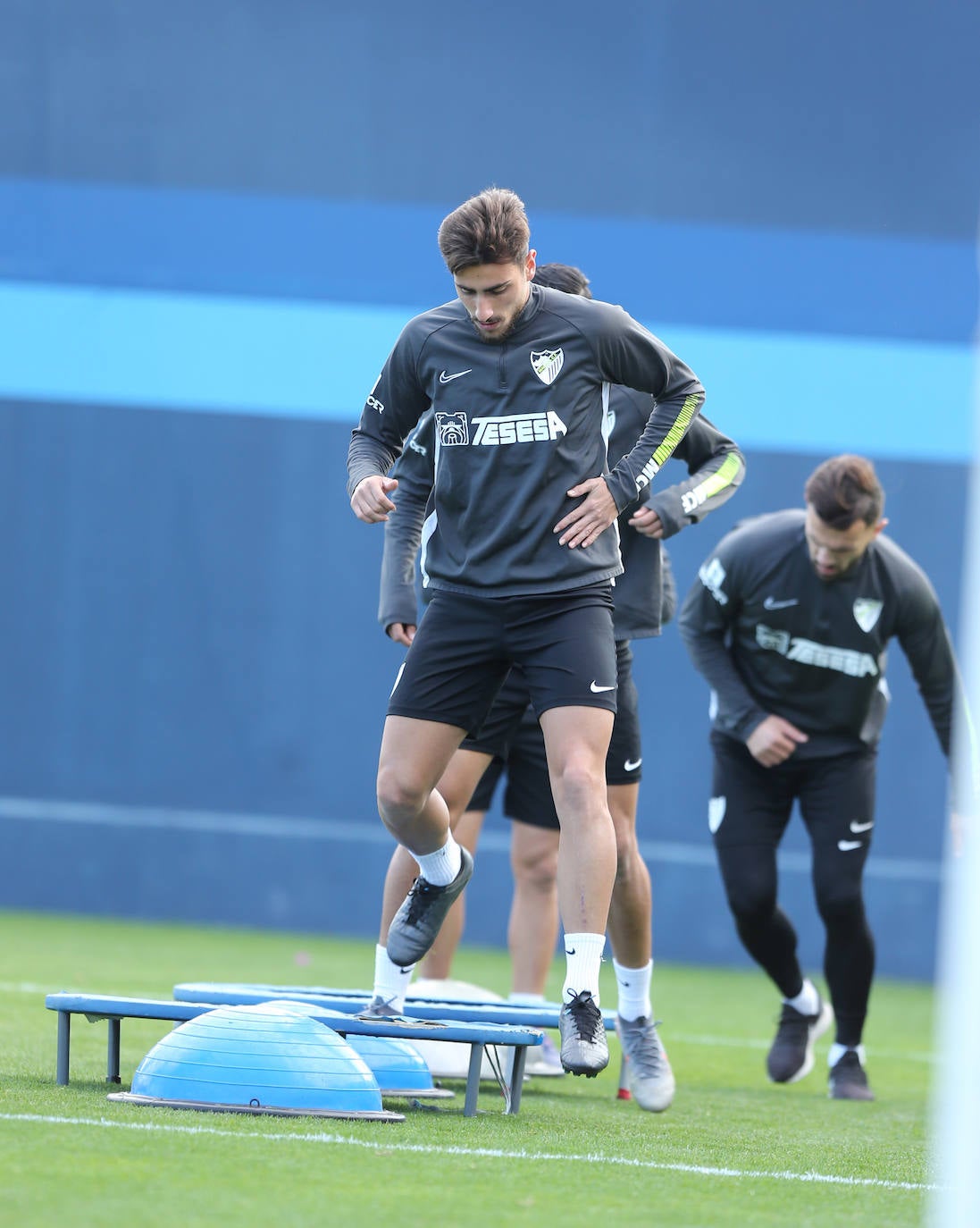 Fotos: El entrenamiento del Málaga este jueves 12 de diciembre, en imágenes