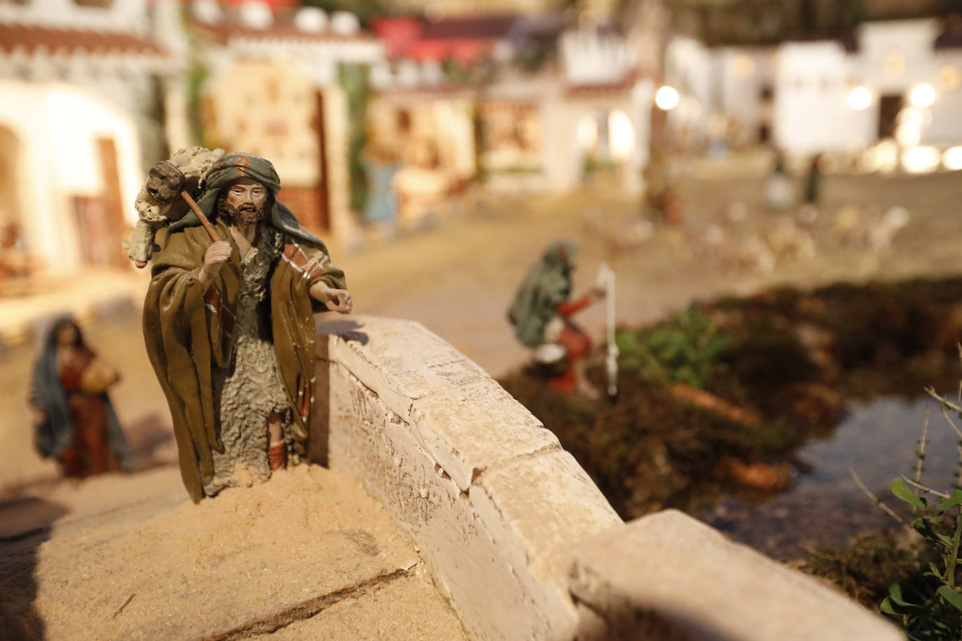 Belén Municipal en la iglesia de Santa Clara, montado por la Hermandad de Belenistas de Antequera