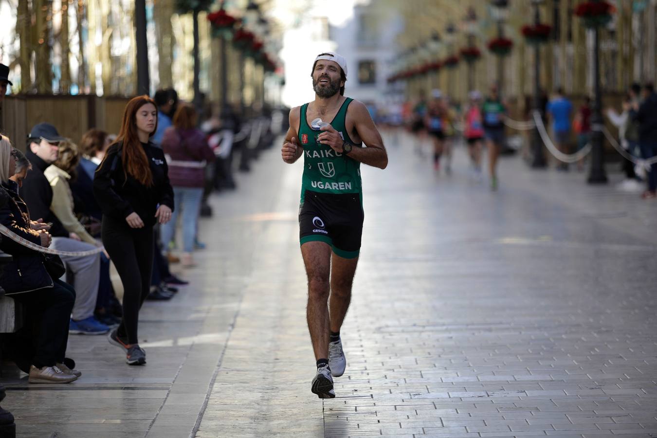 Los corredores, en calle Larios