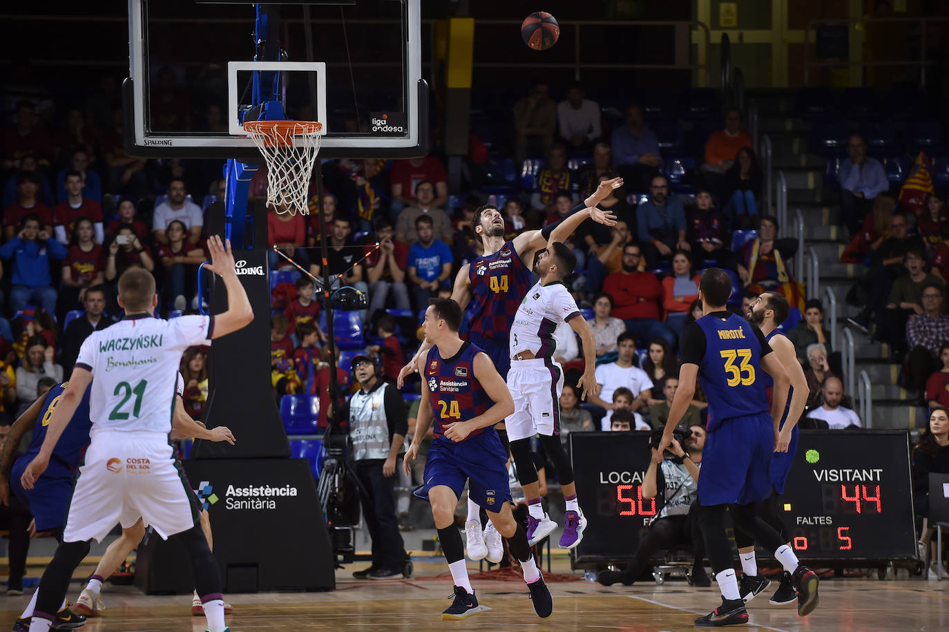 Los cajistas asaltan el Palau Blaugrana, una cancha en la que no había ganado otro equipo de Liga Endesa esta temporada