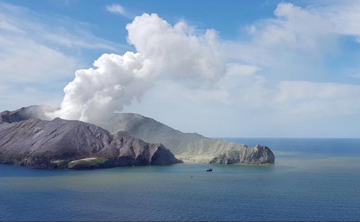 Imagen tomada desde un helicoptero de rescate. 