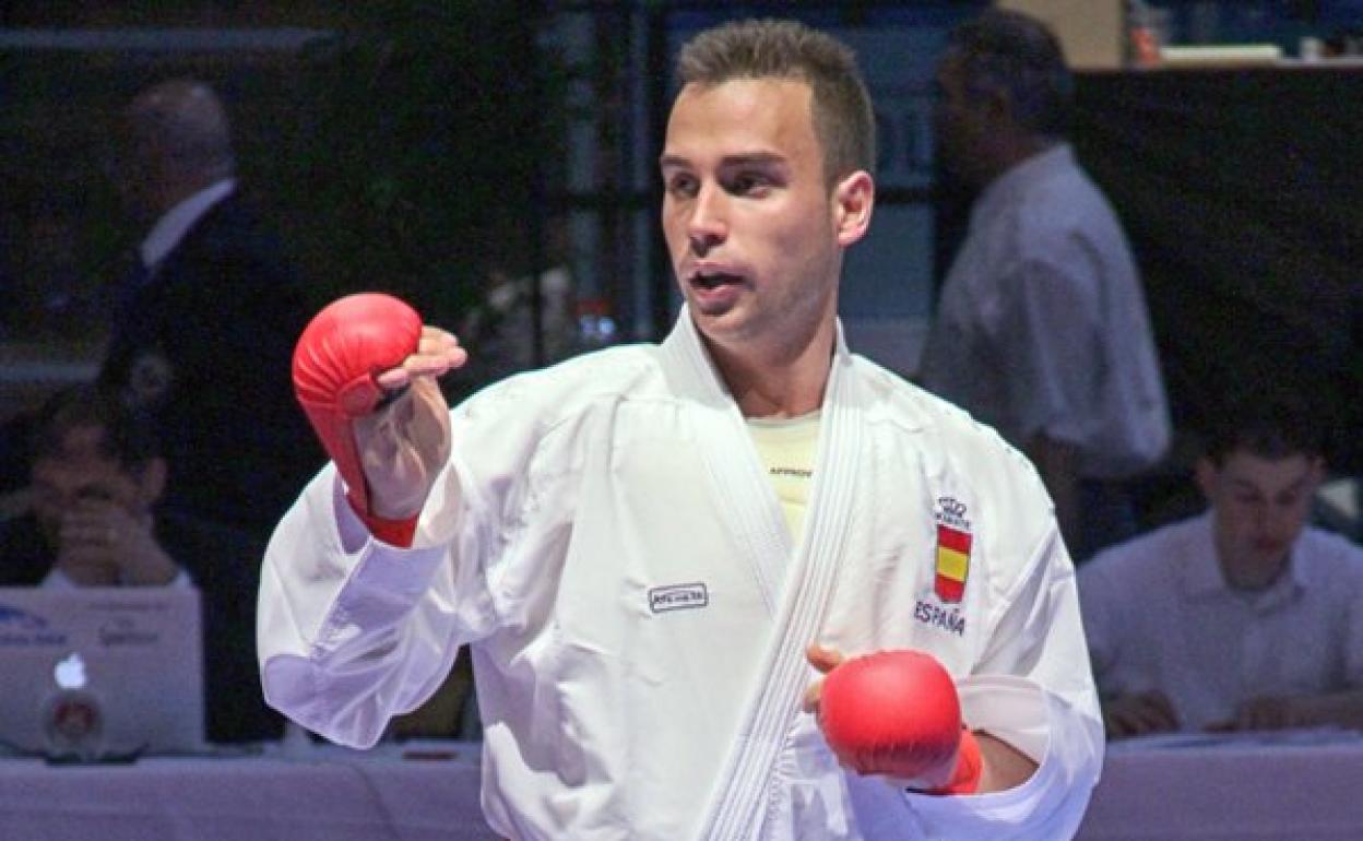 Ricardo Barbero, durante una competición. 