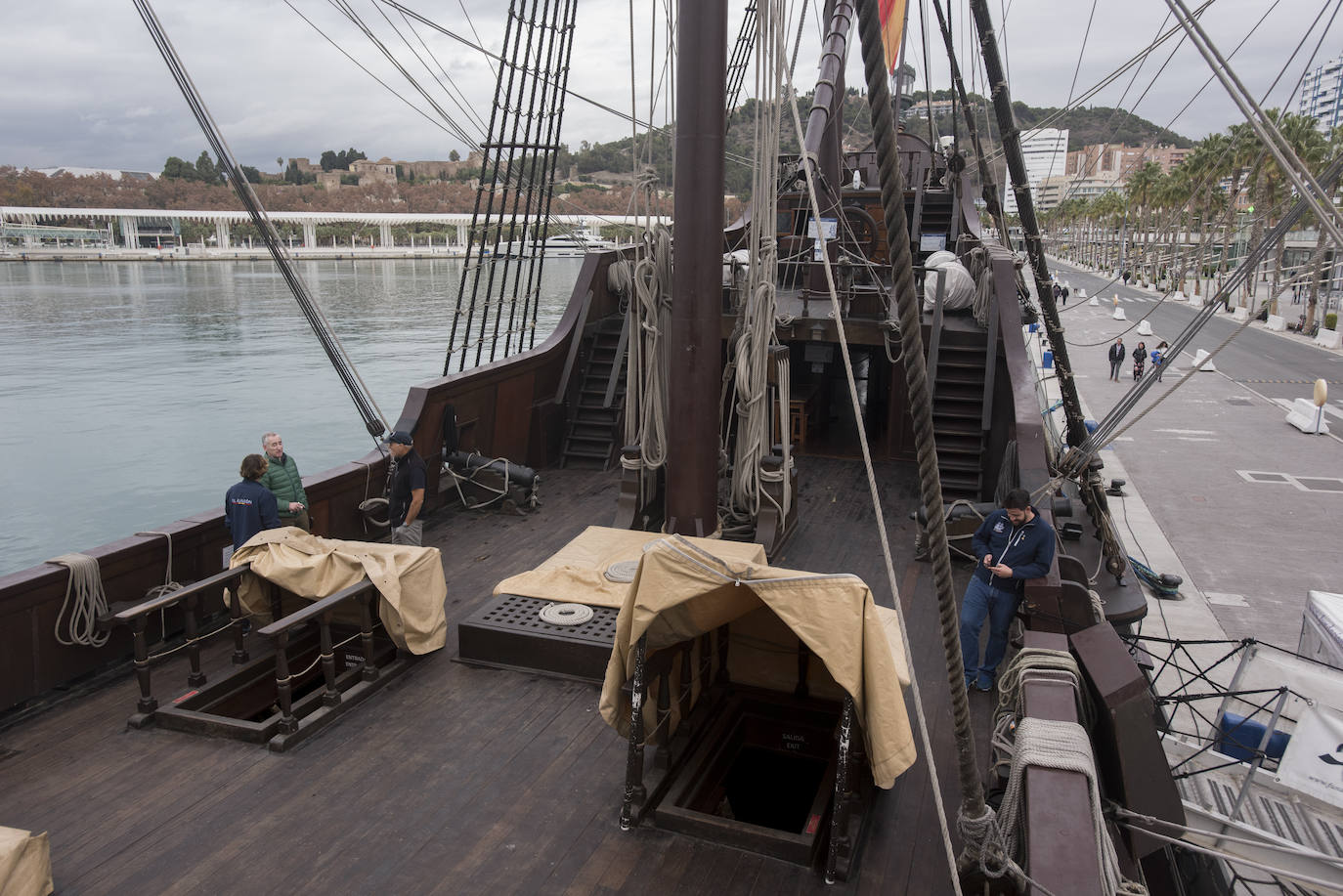 El navío ya está atracado en el Muelle Uno del Puerto, donde estará hasta el próximo 12 de enero y podrá visitarse