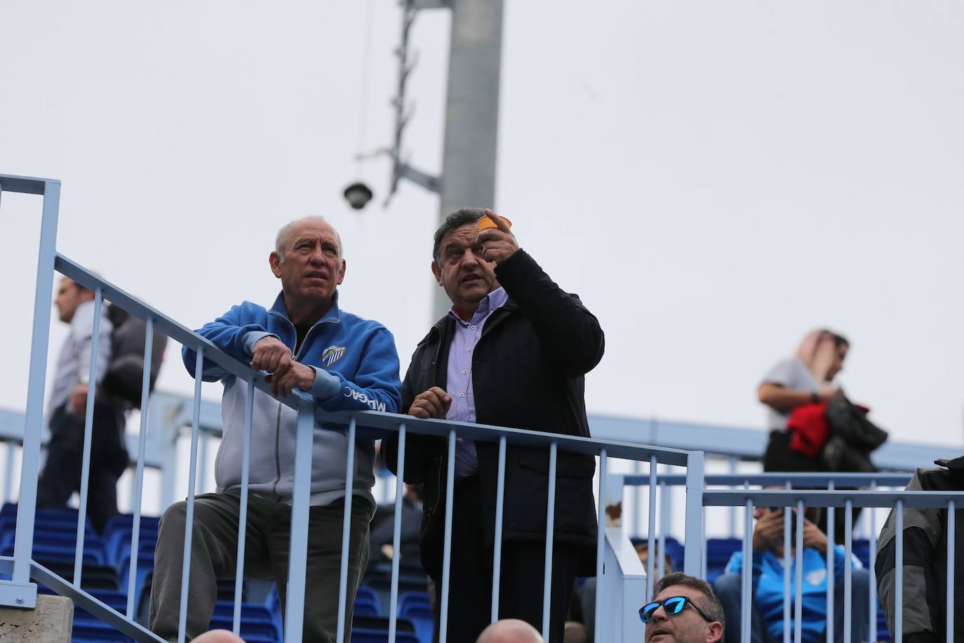 Espectadores este sábado en La Rosaleda 