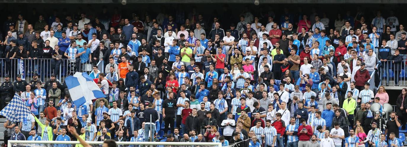 Espectadores este sábado en La Rosaleda 