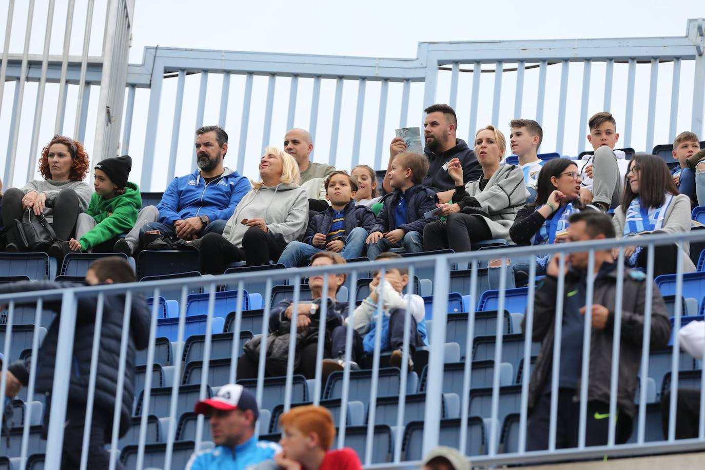 Espectadores este sábado en La Rosaleda 