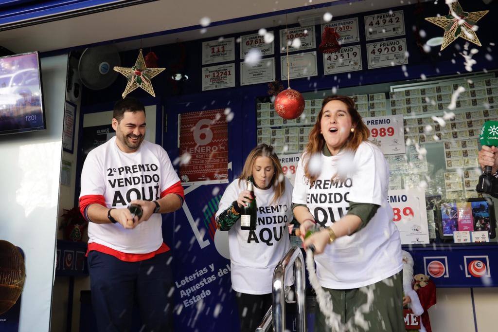 Administración ubicada en la calle Catapilco en la que ha caído el segundo premio.