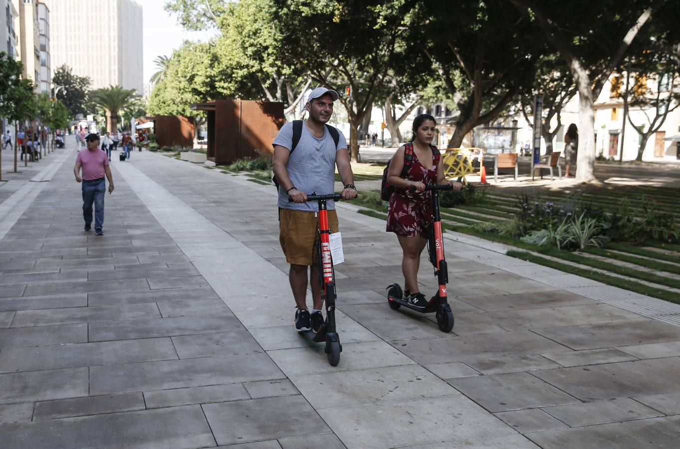 La Alameda, en la actualidad.