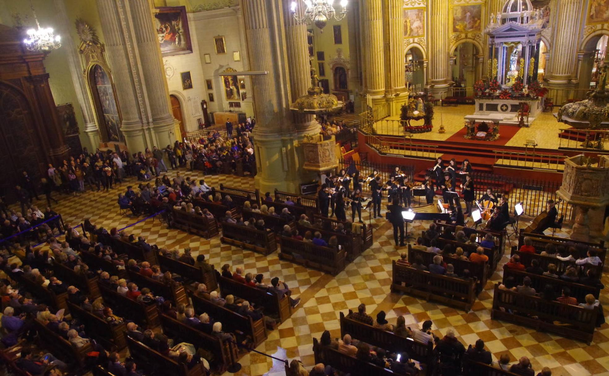 Un momento del Concierto de Navidad en la Catedral. 