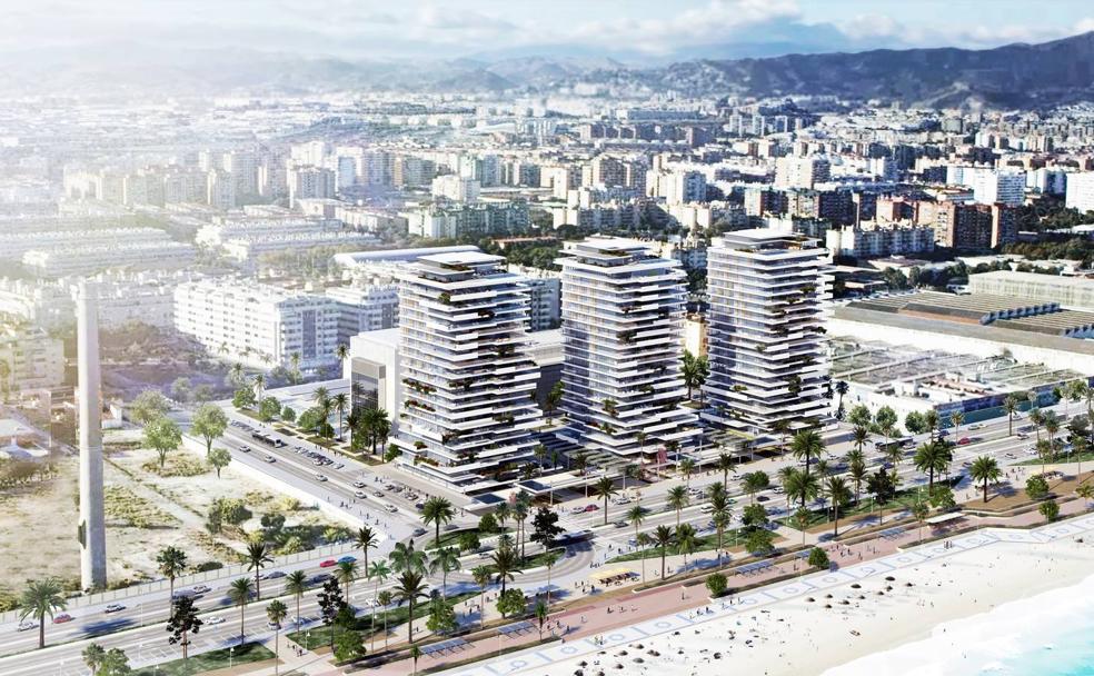 Picasso Towers: Tres hitos en la fachada marítima del litoral oeste