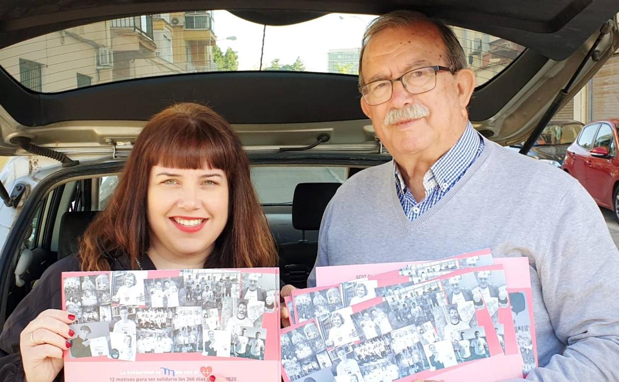 Laura Vela y Manuel Ramos, vicepresidenta y presidente de la Asociación La Unión de Ciudad Jardín. 