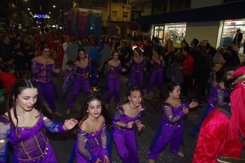 La cabalgata de Bailén-Miraflores tuvo temáticas diferentes.