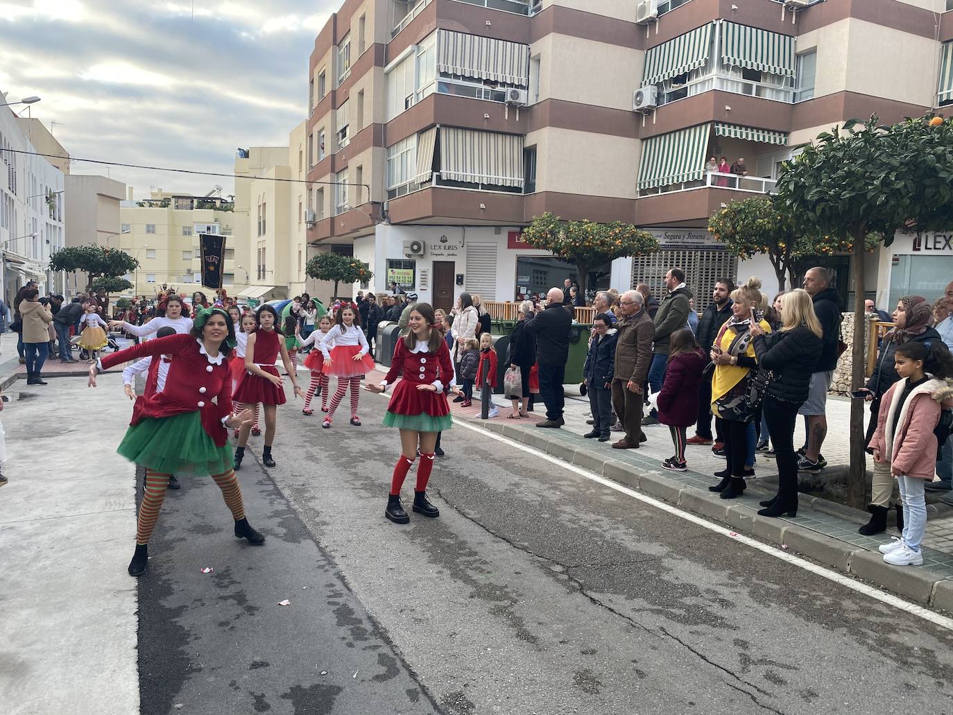 Desfile de Melchor, Gaspar y Baltasar en Nerja