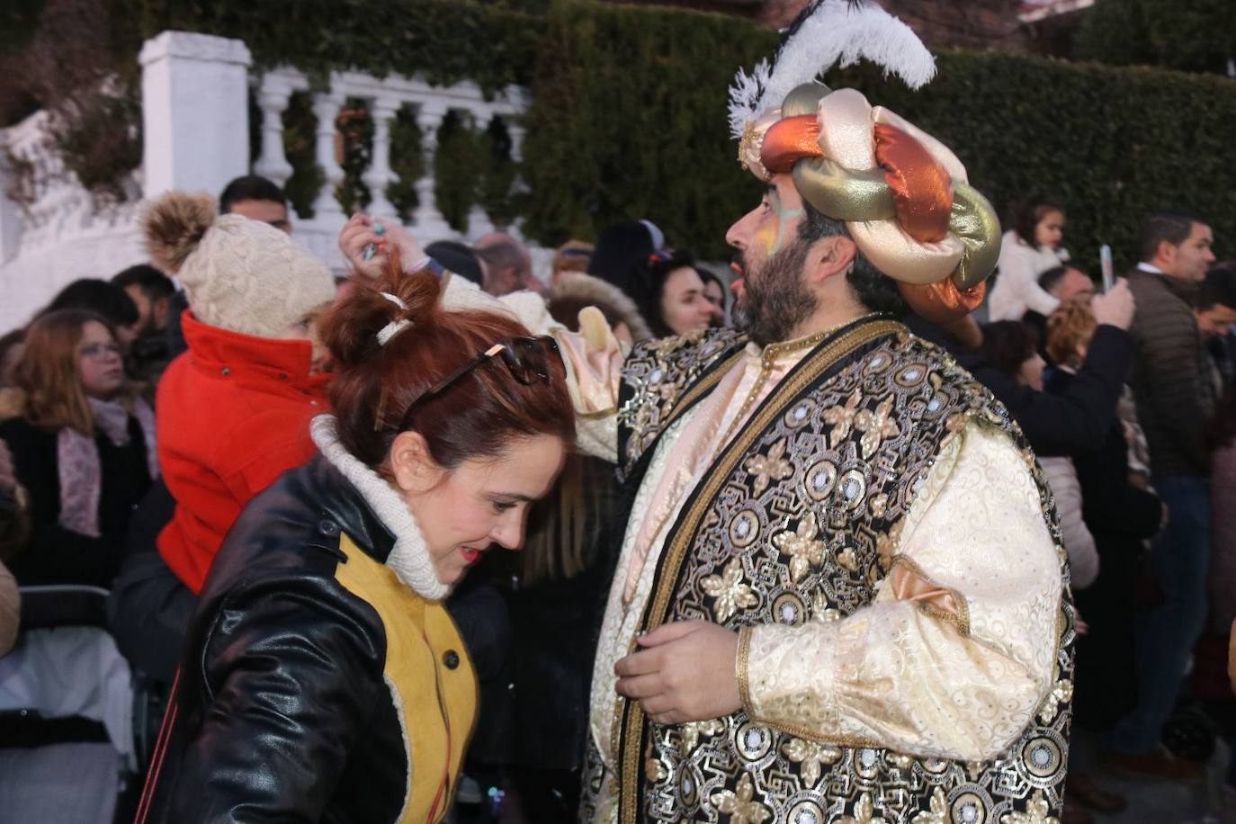 Asistentes a la cabalgata en Ronda 