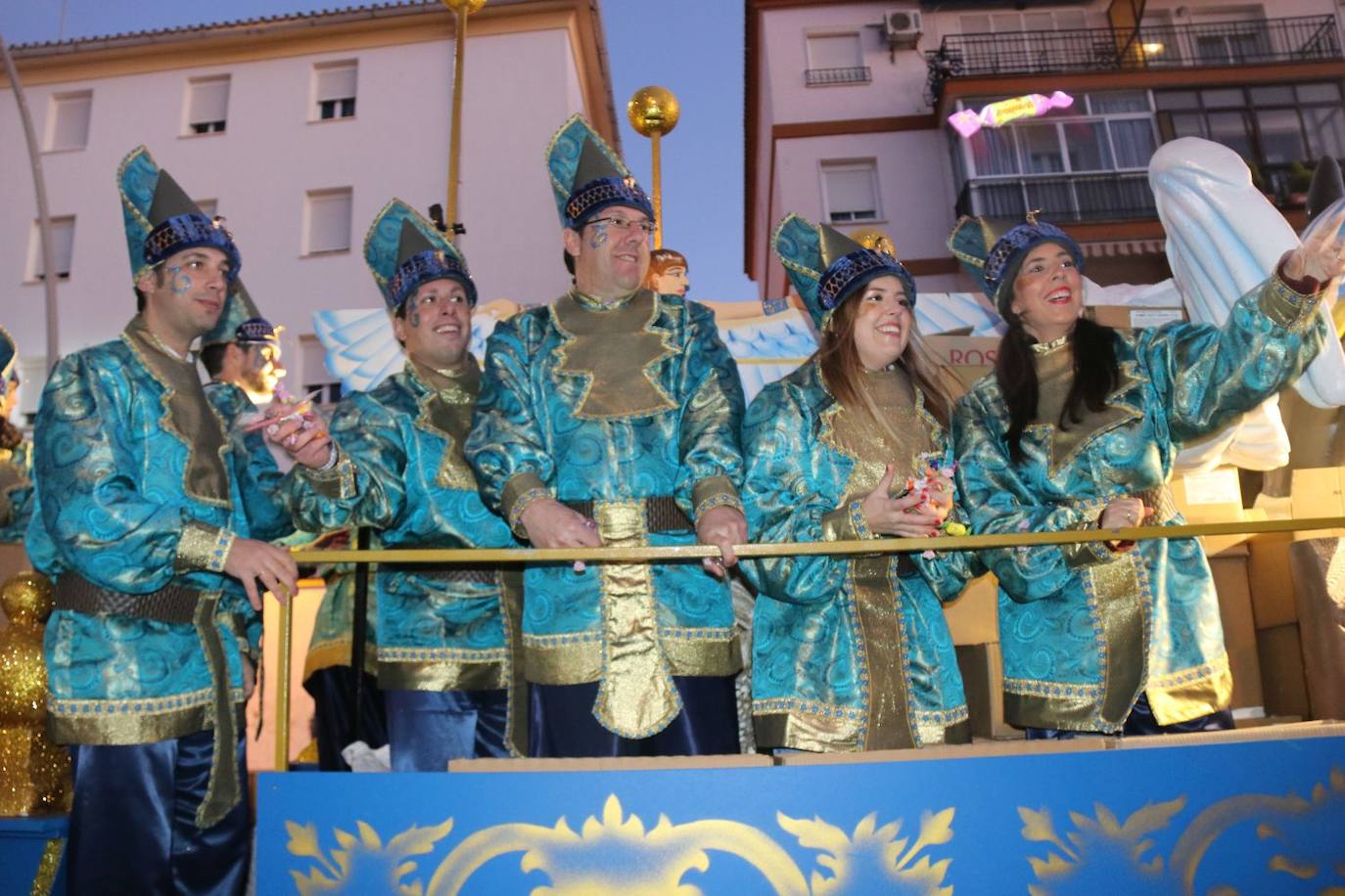 Asistentes a la cabalgata en Ronda 