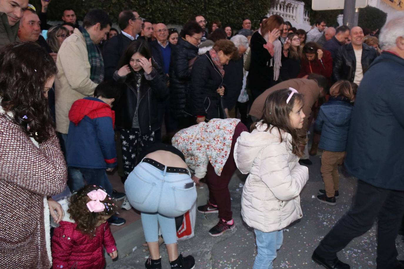 Asistentes a la cabalgata en Ronda 