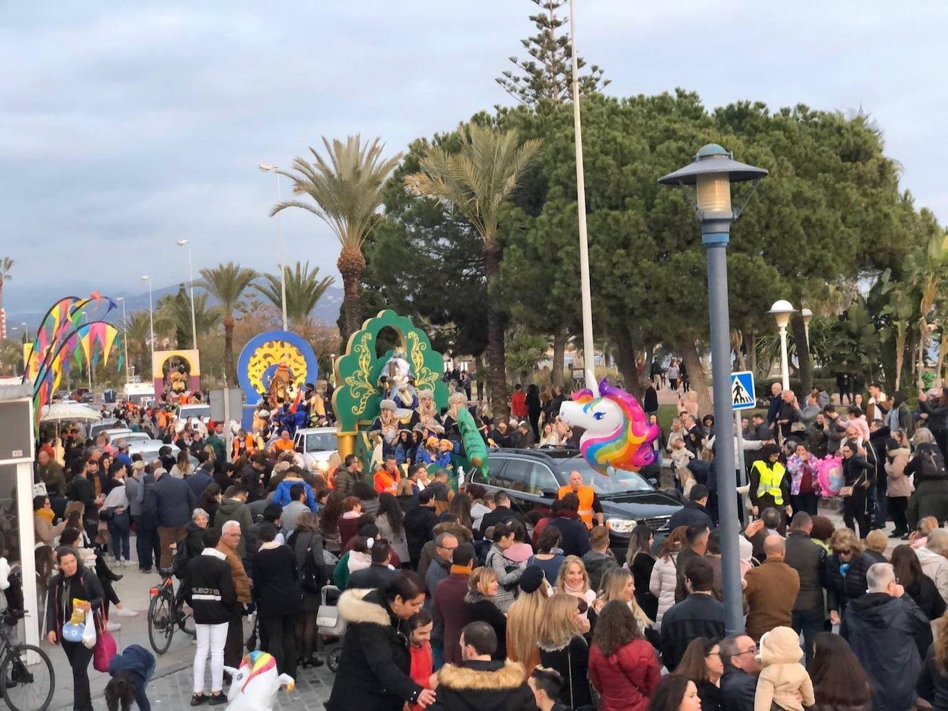 Cabalgata en Torre del Mar. 