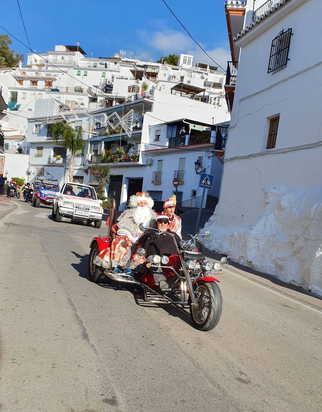 Desfile de Melchor, Gaspar y Baltasar en Torrox