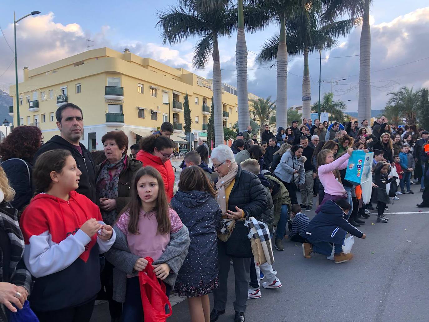 Desfile de Melchor, Gaspar y Baltasar en Torrox