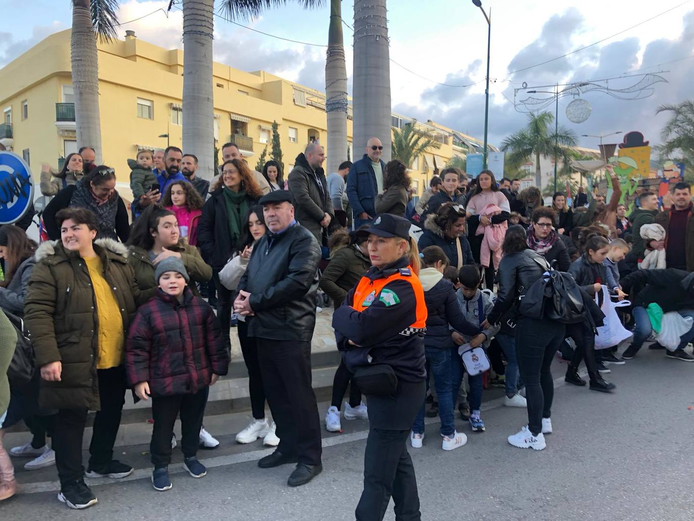 Desfile de Melchor, Gaspar y Baltasar en Torrox