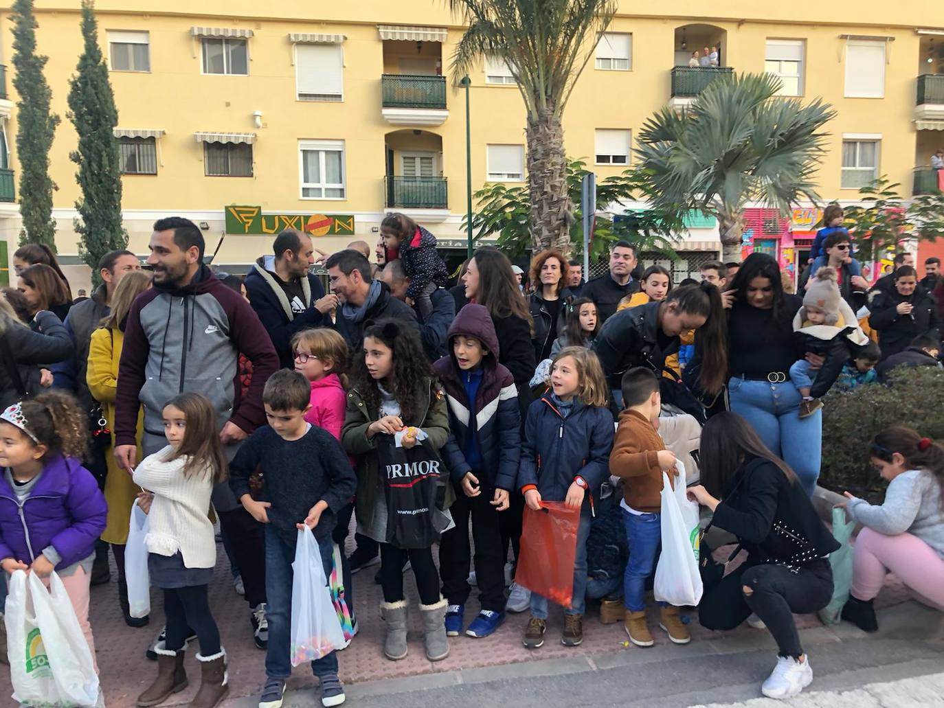 Desfile de Melchor, Gaspar y Baltasar en Torrox