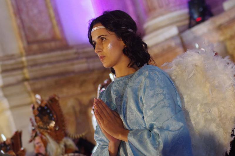 Belén viviente en la Catedral