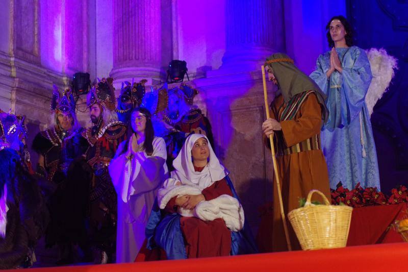 Belén viviente en la Catedral