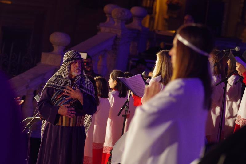 Belén viviente en la Catedral