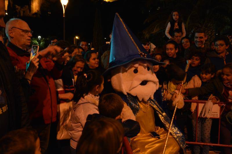 Asistentes a la Cabalgata de Reyes Magos de este año en Málaga capital. 
