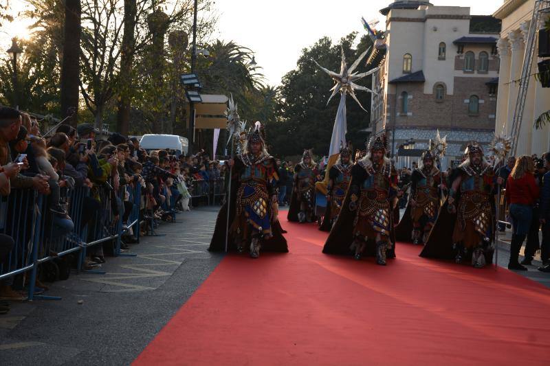 Asistentes a la Cabalgata de Reyes Magos de este año en Málaga capital. 