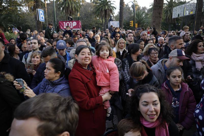 Asistentes a la Cabalgata de Reyes Magos de este año 