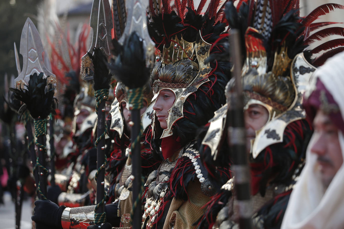Asistentes a la Cabalgata de Reyes Magos de este año en Málaga capital. 
