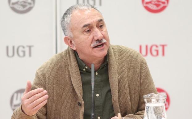 El secretario general de UGT, Pepe Álvarez.