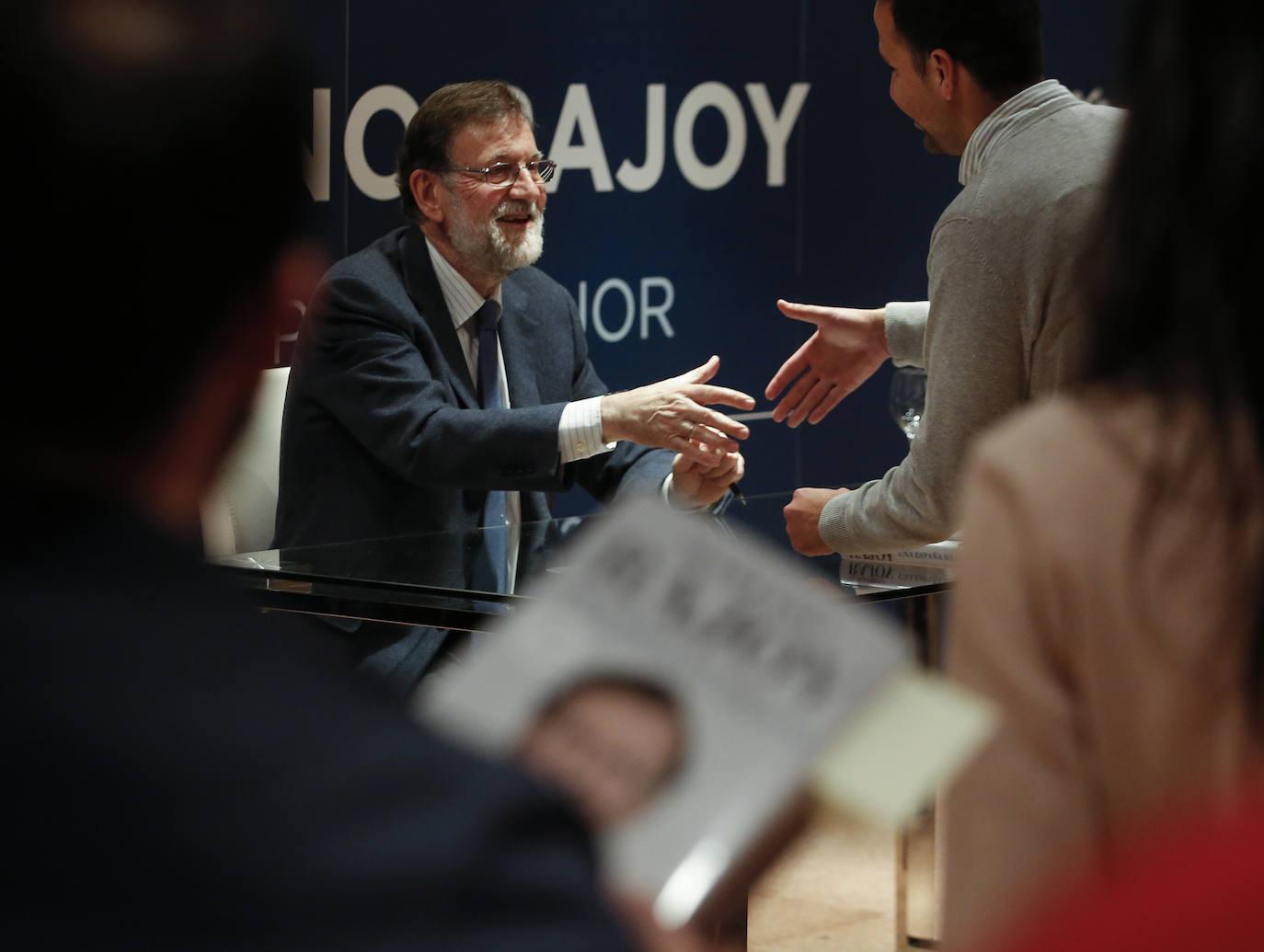 Rajoy presenta su nuevo libro en Málaga. 