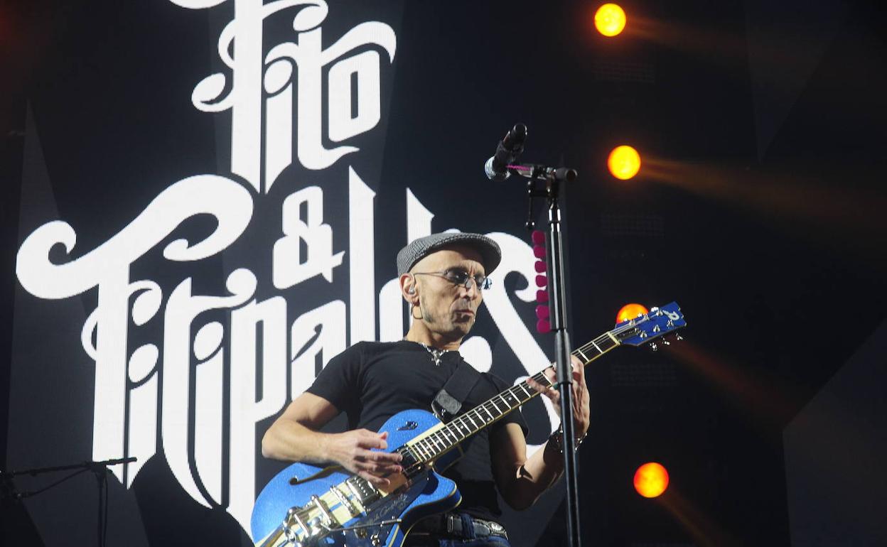 Fito, durante un concierto. 