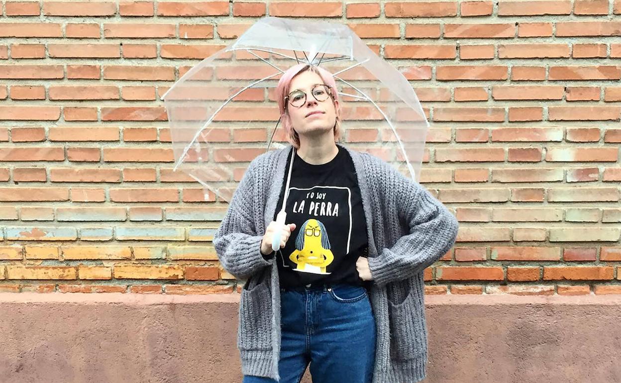 La ilustradora Marta Sevilla está hecha una perra.